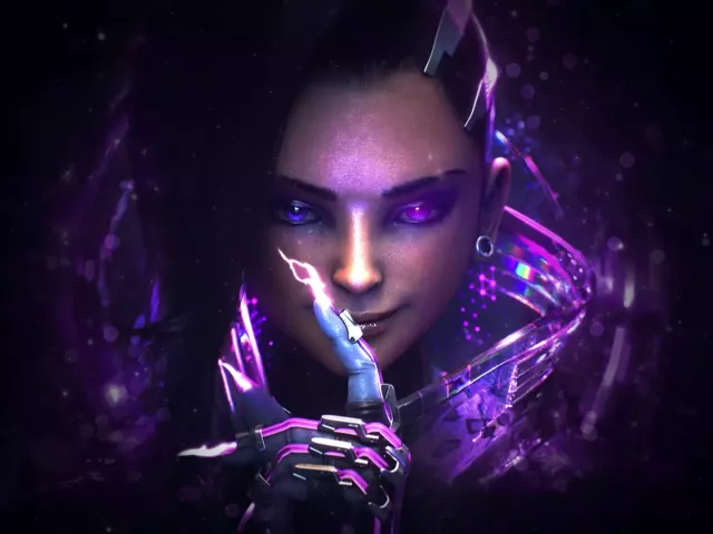 Live wallpaper «Overwatch - Sombra»