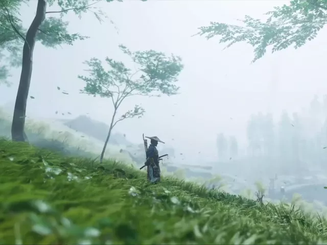 Live wallpaper «Samurai Jin Sakai from Ghost of Tsushima»