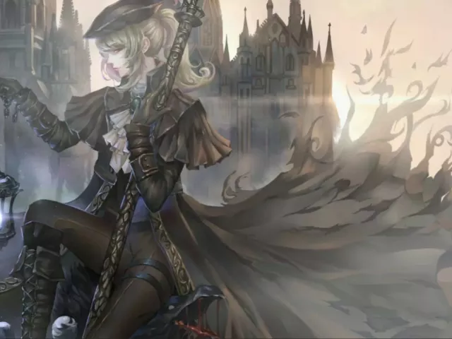 Live wallpaper «Lady Maria of Bloodborne»