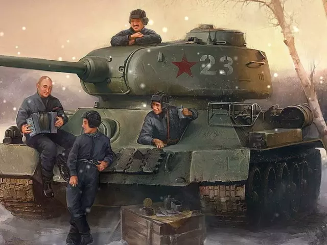 Live wallpaper «T-34 Tank - World Of Tanks»