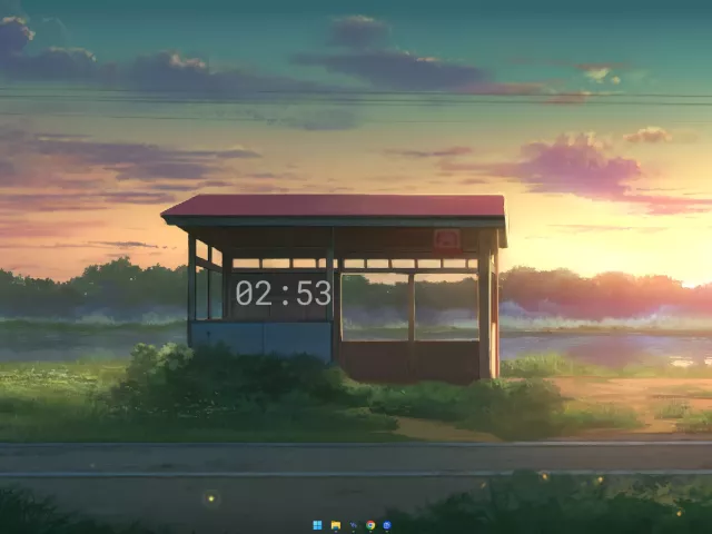 Live wallpaper «Suburban expanse»