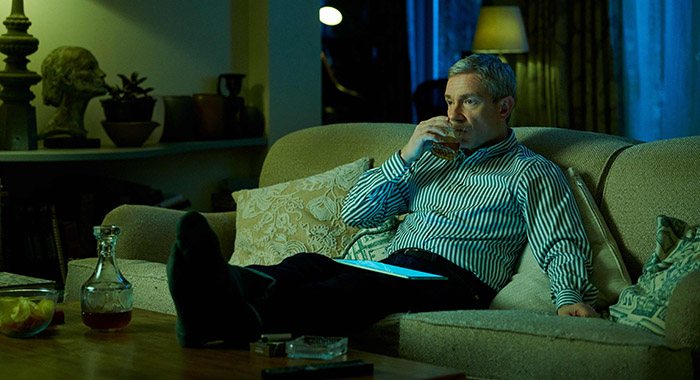 BREEDERS season 3 stars Martin Freeman