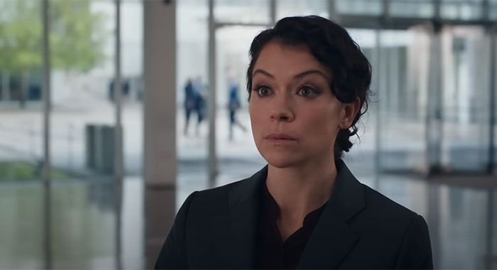 Tatiana Maslany in She Hulk: Attorney at Law trailer screencap