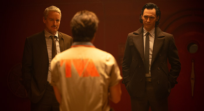 Owen Wilson and Tom Hiddleston in Loki season 2, episode 2