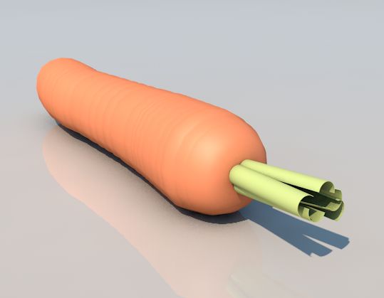 carrot 3d model