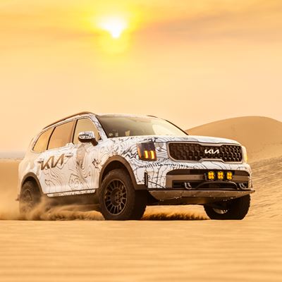 Modified Kia Telluride X-Pro Sets Off for Adventure at the 2024 Rebelle Rally