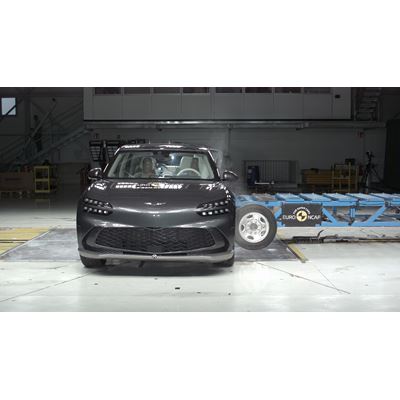 Genesis GV60 - Side Mobile Barrier test 2022