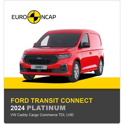 Ford Transit Connect Euro NCAP Commercial Van Safety Results 2024