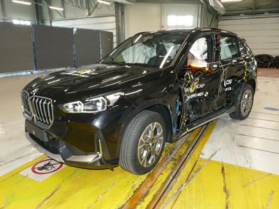 BMW X1 - Side Mobile Barrier test 2022 - after crash