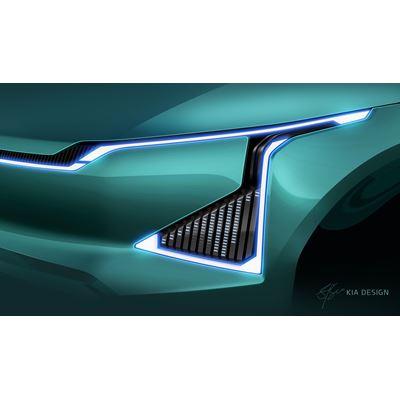 Kia Concept EV5 Exterior Lamp Render