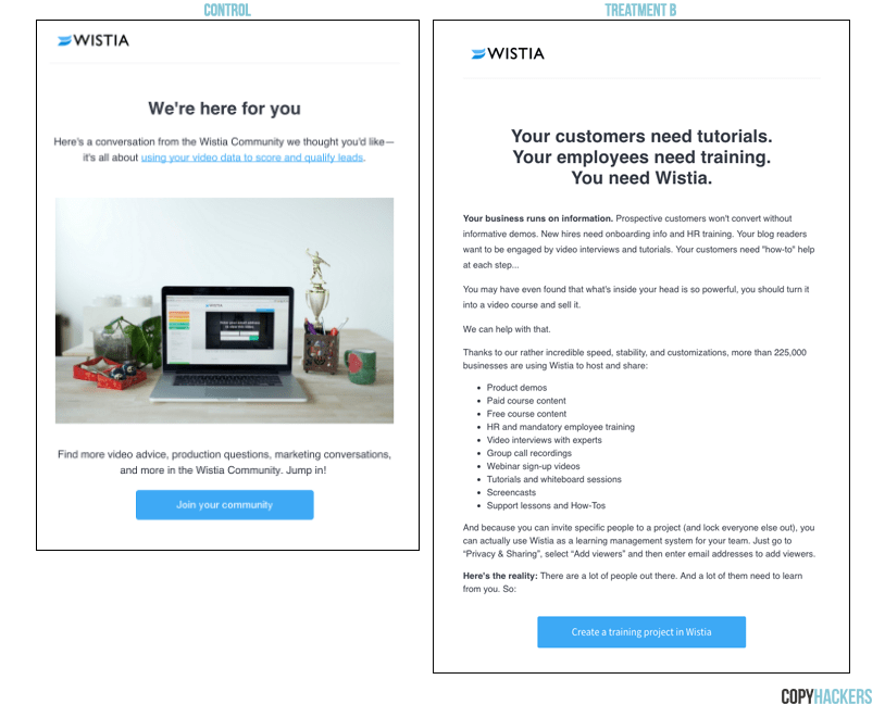 wistia user onboarding emails