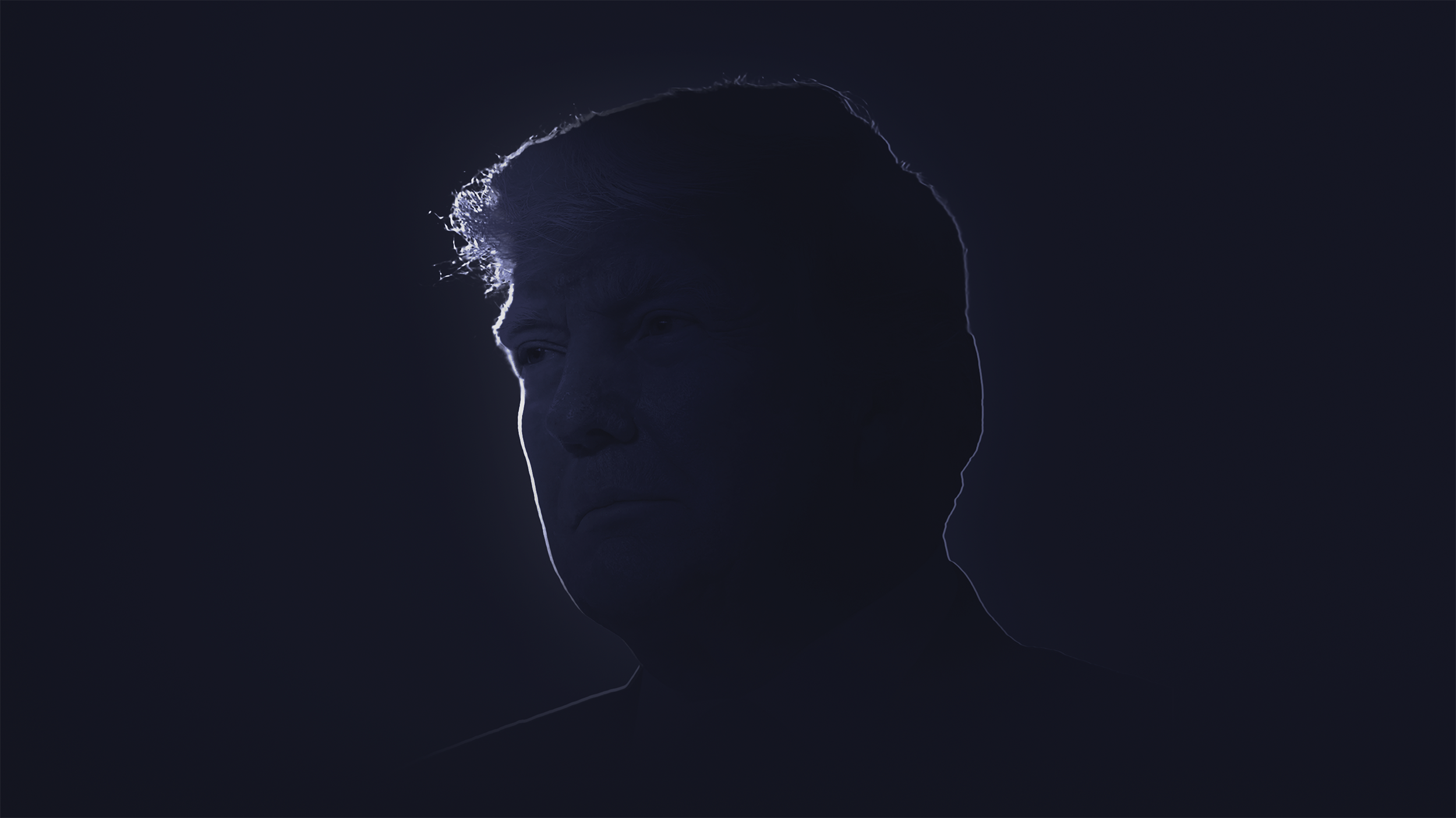 Donald Trump Silhouette headshot