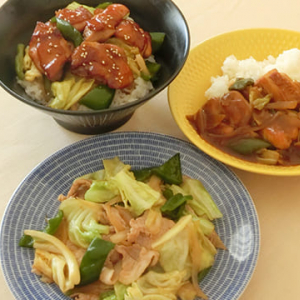 野菜炒めが焼鳥丼とカレーに変身！3段活用レシピで時短＆節約