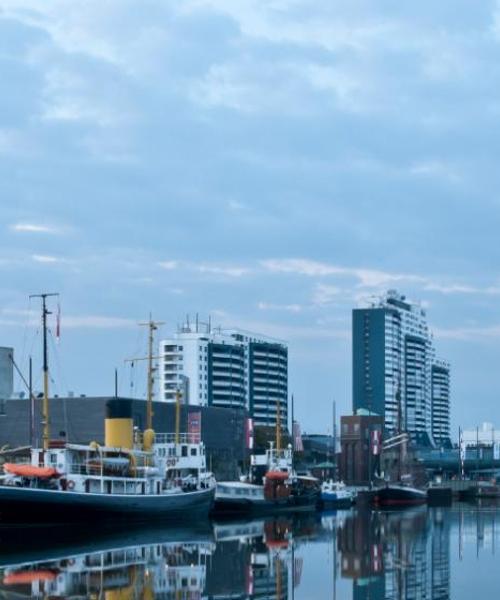 Csodás kilátás Bremerhaven városára