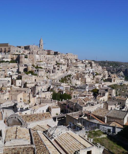 Una hermosa vista de Matera