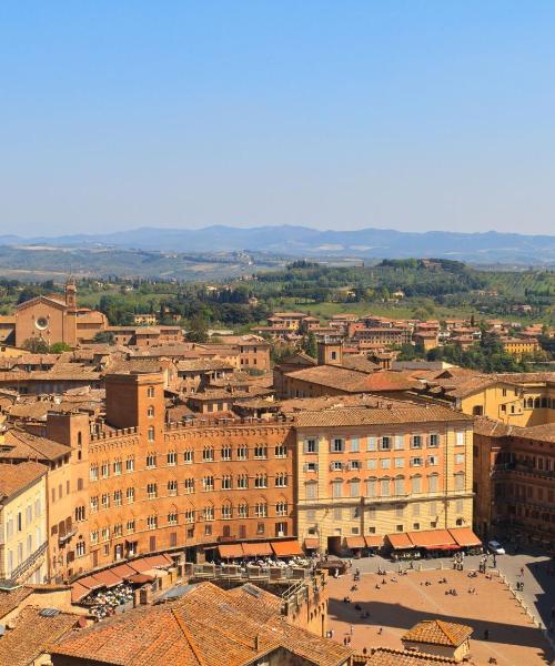 Una hermosa vista de Siena