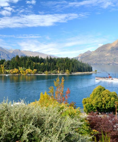 Krásny pohľad na mesto Queenstown