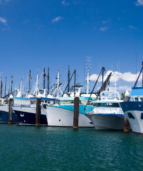 Čudovit pogled na mesto Port Lincoln v bližini letališča Letališče Port Lincoln