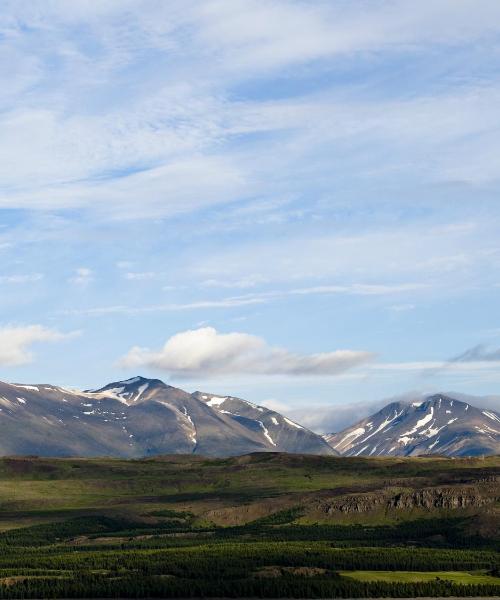 Una bellissima vista di Egilsstadir, città popolare tra i nostri utenti