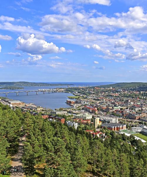 Una panoràmica bonica de Sundsvall