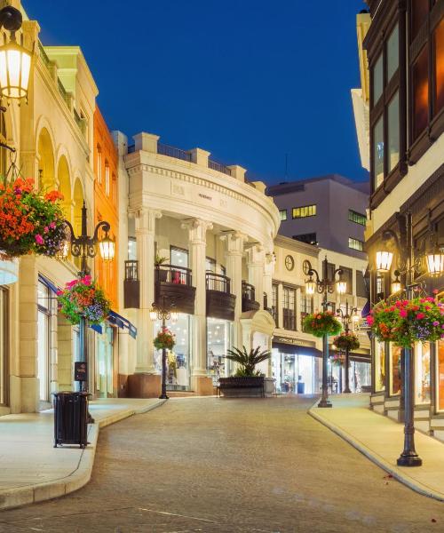 Una bellissima vista di Beverly Hills