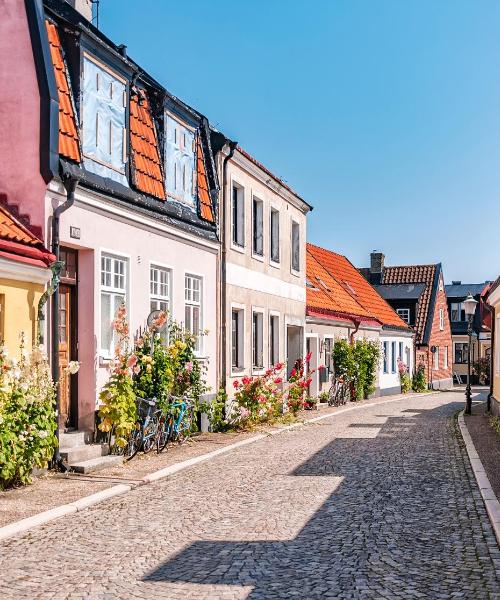 Uma bela vista de Ystad