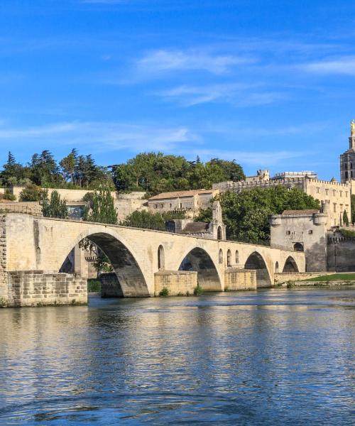 Čudovit pogled na mesto Avignon