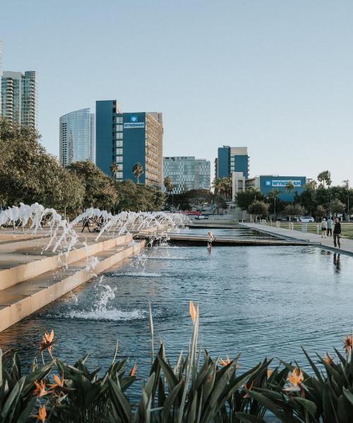 Kaunis näkymä kaupunkiin San Diego