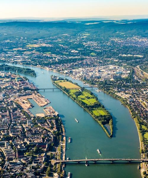 Mainz kerülete, ahol a vendégek szívesen szállnak meg.