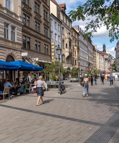 Dzielnica miasta Monachium, gdzie najchętniej zatrzymują się nasi podróżujący.