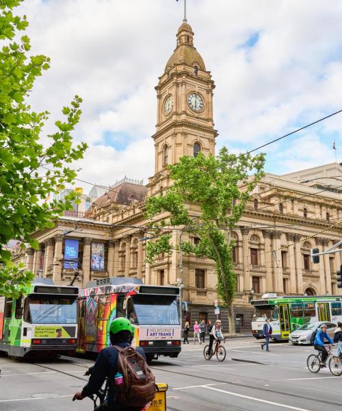 Dzielnica miasta Melbourne, gdzie najchętniej zatrzymują się nasi podróżujący.