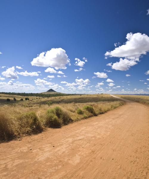 Красива гледка към региона Outback Queensland