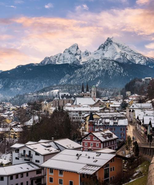 Uma bela vista de Berchtesgadener Land