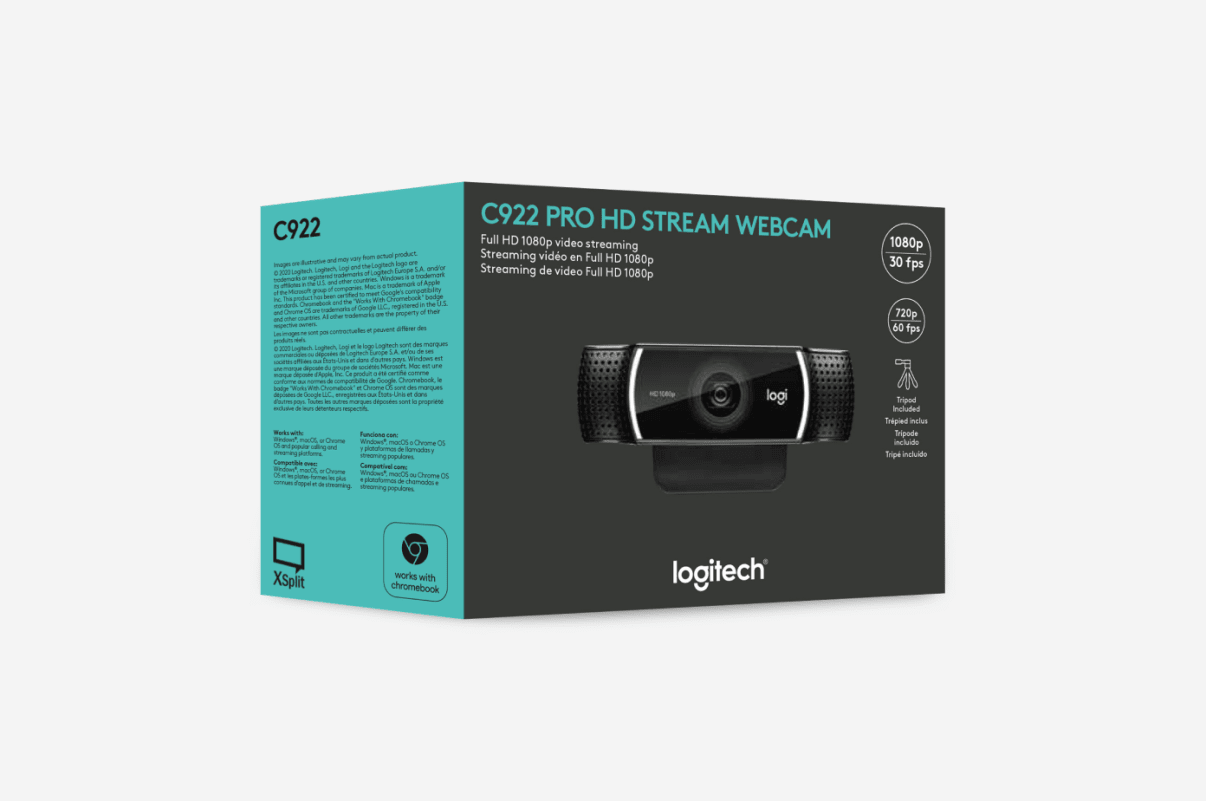 Webcam packaging