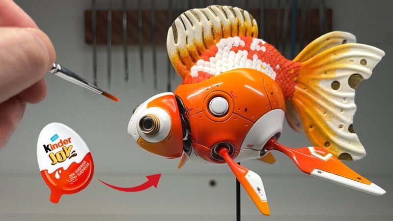 カッコ良すぎる金魚のロボットを作るメイキング映像が面白いｗｗｗ