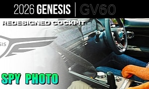 2026 Genesis GV60 Facelift Shows Redesigned Cockpit