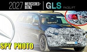 2027 Mercedes-Benz GLS Facelift Shows New Details, Including Star Motif Taillights