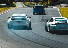 800 HP Toyota Supra Passes Porsche 911 GT3 RS on Nurburgring, Drifting Occurs