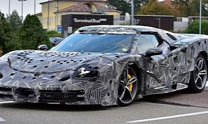 Ferrari Spied Testing Heavily Camouflaged 296 Mule, What Could It Be?