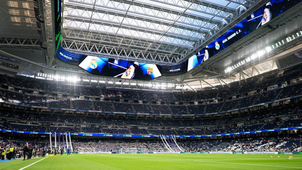 El videomarcador 360º del Santiago Bernabéu