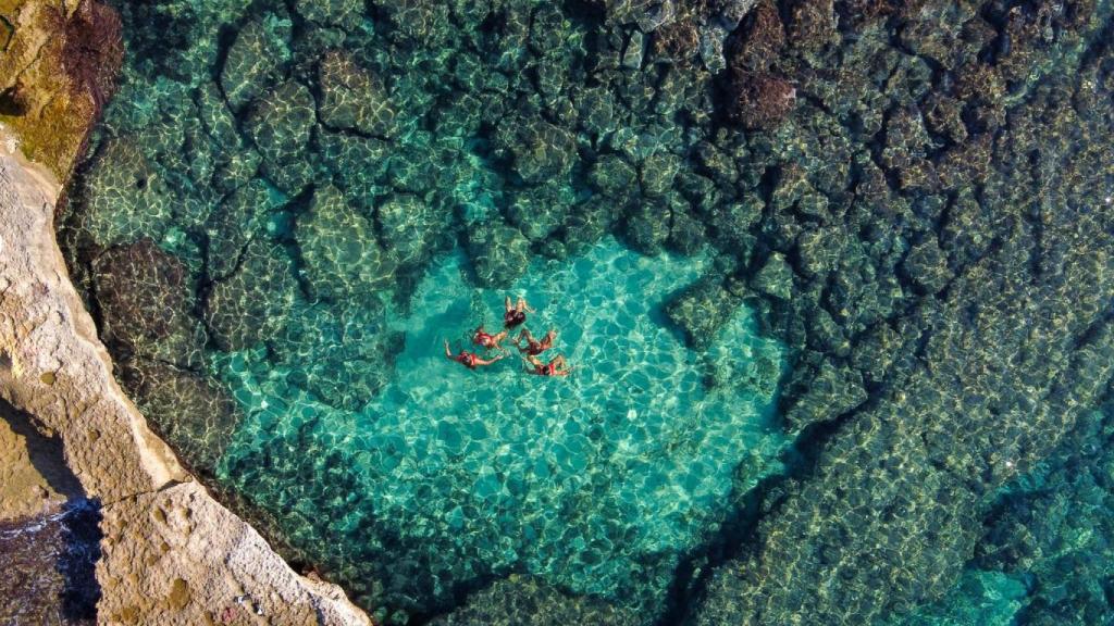 Aguas cristalinas de Mallorca.