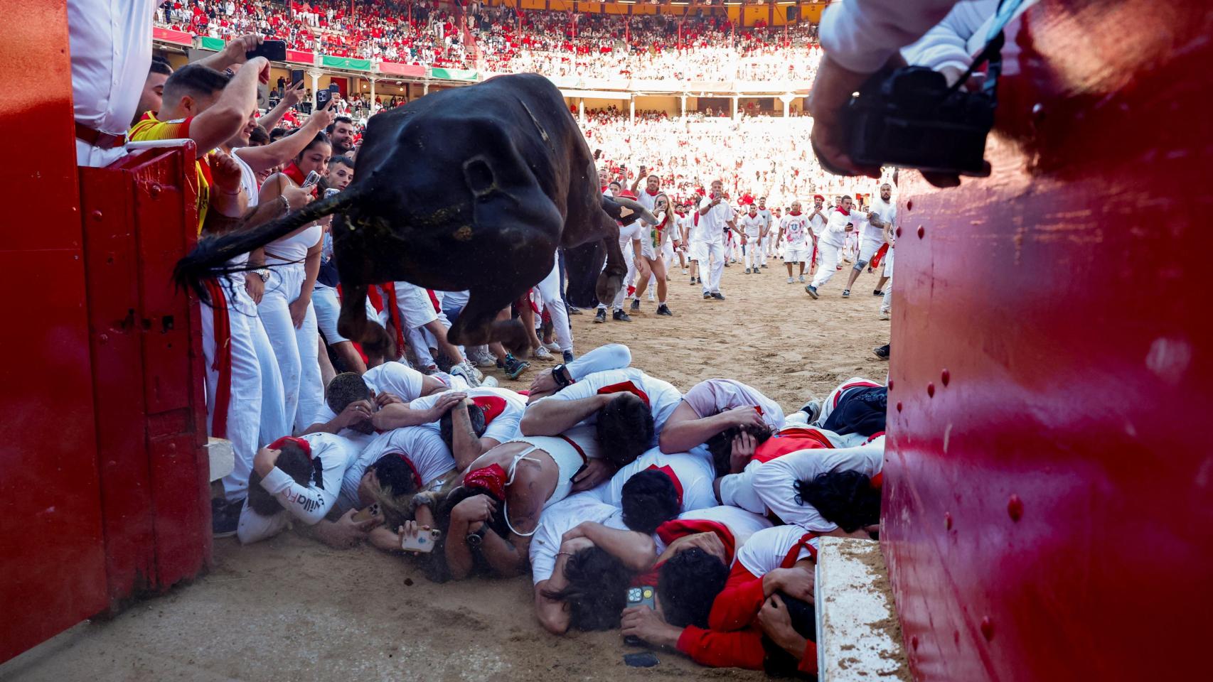 Primer encierro de San Fermín 2024.