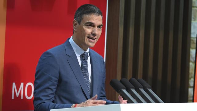 El presidente del Gobierno, Pedro Sánchez, este miércoles en Kunshan, China.