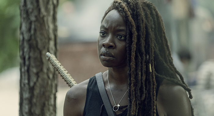 Danai Gurira as Michonne - The Walking Dead _ Season 10, Episode 1 - Photo Credit: Jackson Lee Davis/AMC