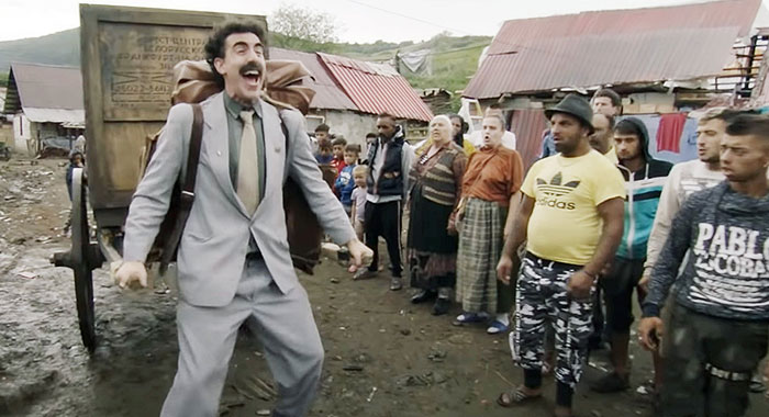 Sacha Baron Cohen in Borat: Subsequent Moviefilm