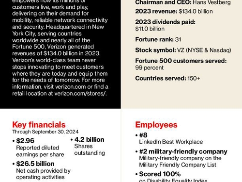 Verizon Corporate Fact Sheet