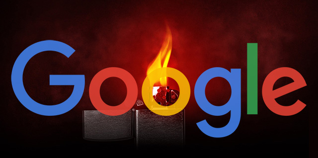 Lighter Google Flame Hot