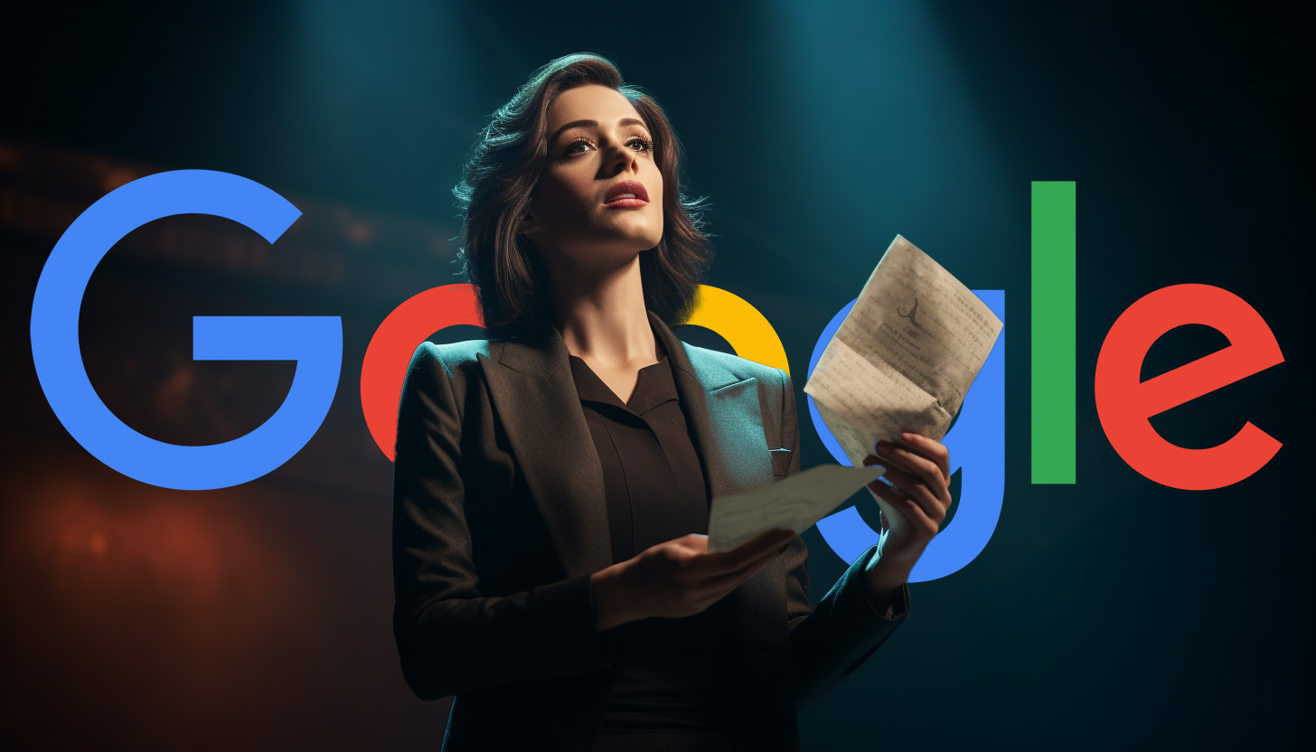 Woman Speaking List Google Logo