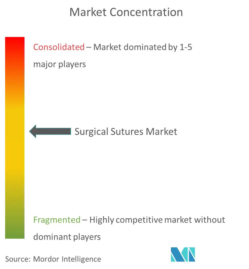 Surgical Sutures Market Concentration