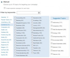 StumbleUpon Categories